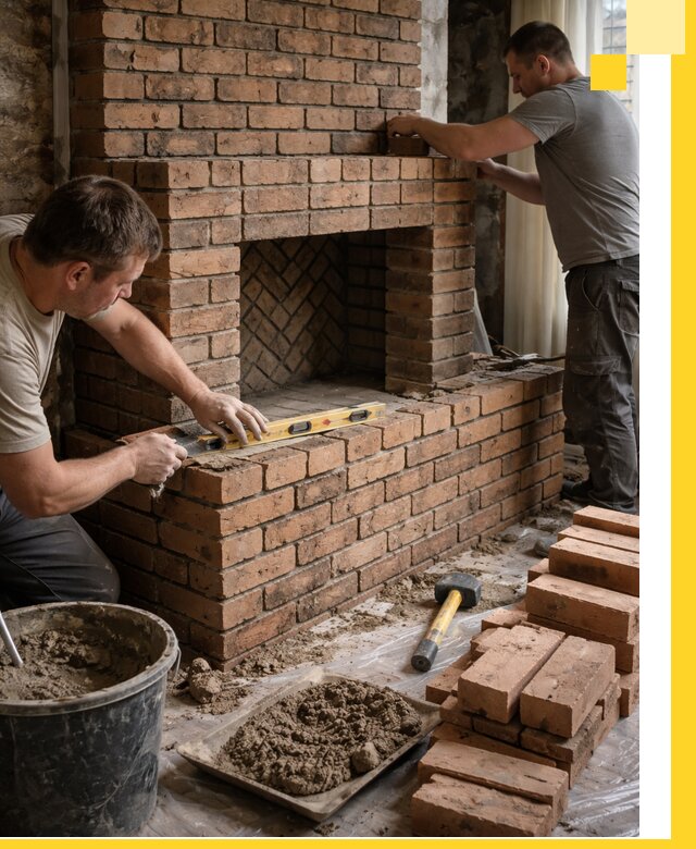 Изготовление и установка кирпичных каминов в Острогожске