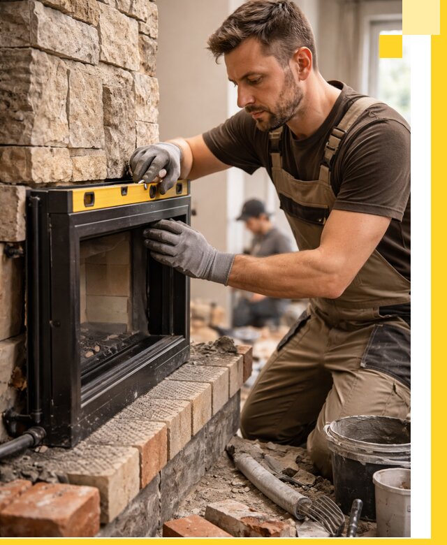 Дровяные камины под ключ в Острогожске: монтаж, обустройство