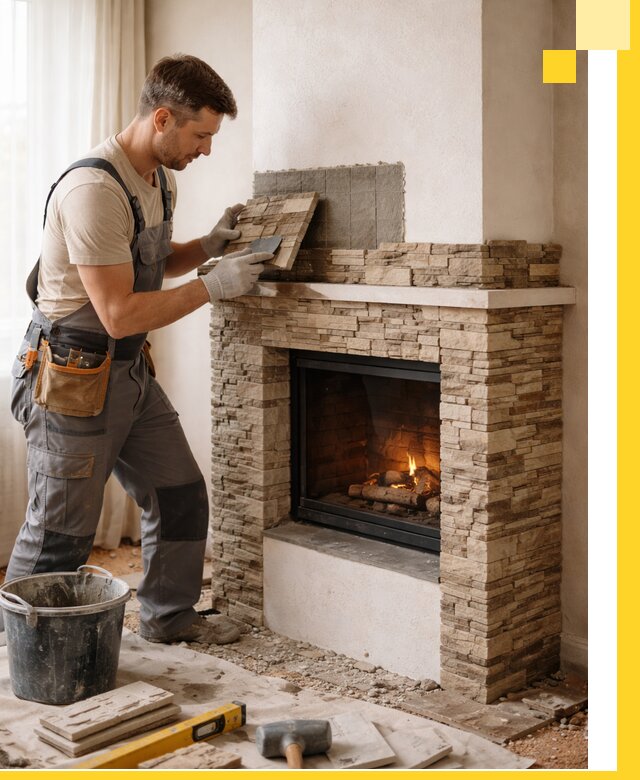 Изготовление и монтаж каминов для дома под ключ в Острогожске