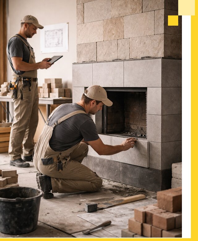 Индивидуальные проекты каминов и каминных систем в Острогожске