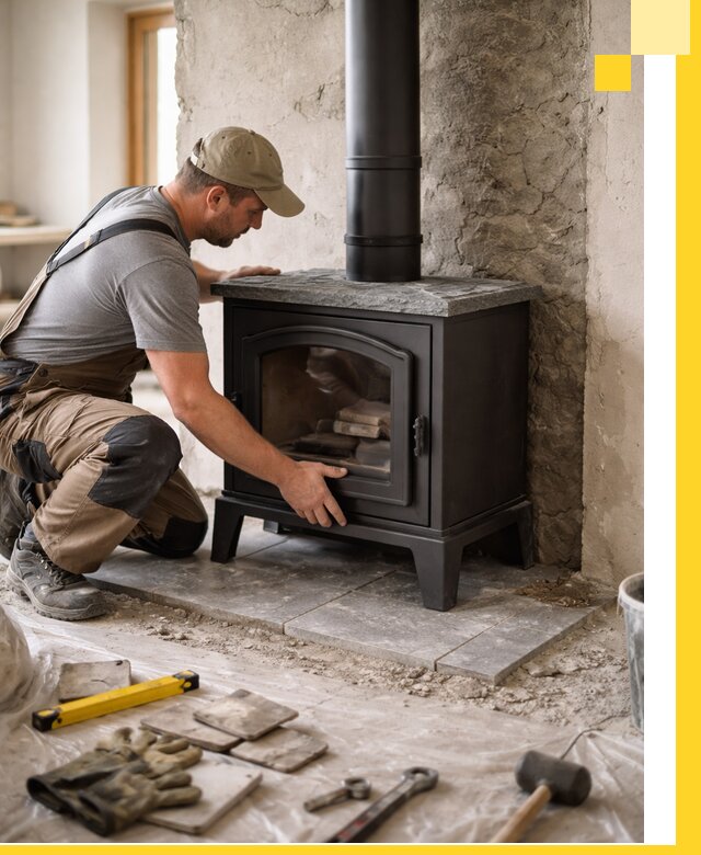 Профессиональный монтаж печей и каминов в Острогожске под ключ