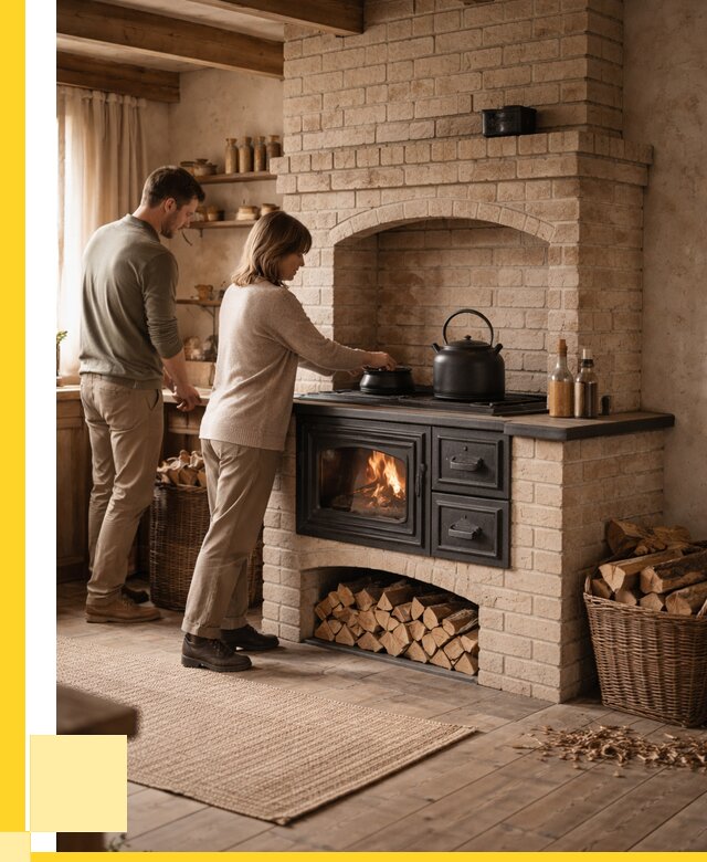 Печи с плитой в Острогожске от 46940 р. | ЭриданСтг — кирпичная печь