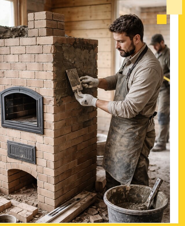 Изготовление и установка печей-шведок под ключ в Острогожске