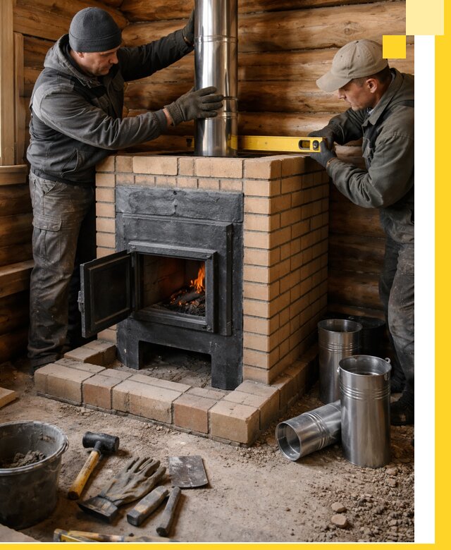 Проектирование, изготовление и установка банных печей в Острогожске