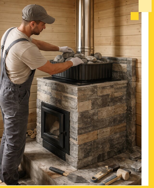 Печи для парной в Острогожске, производство, монтаж и обслуживание