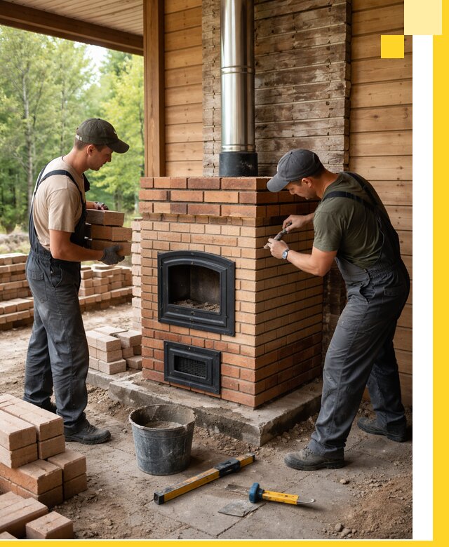 Производство и установка дачных печей под ключ в Острогожске