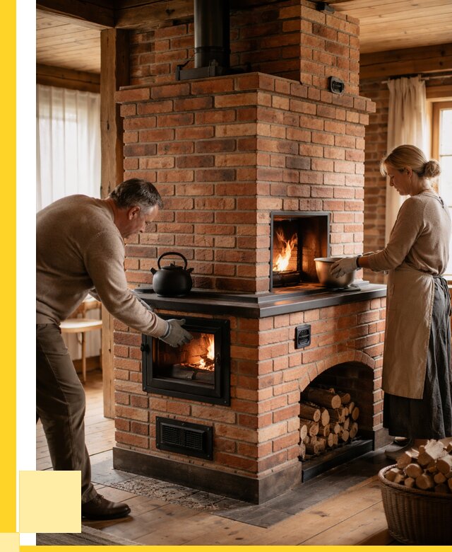 Печи для загородного дома под ключ в Острогожске от 83448 р. | ЭриданСтг