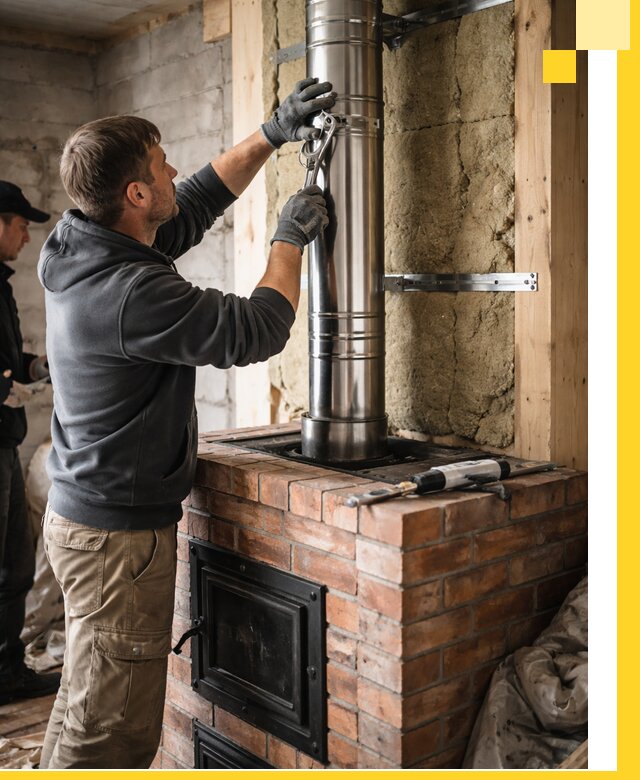 Изготовление и монтаж печей и дымоходов под ключ в Острогожске