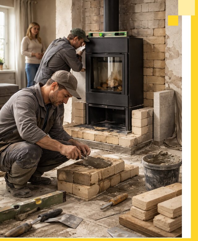 Печи и камины под ключ: проект, установка в Острогожске