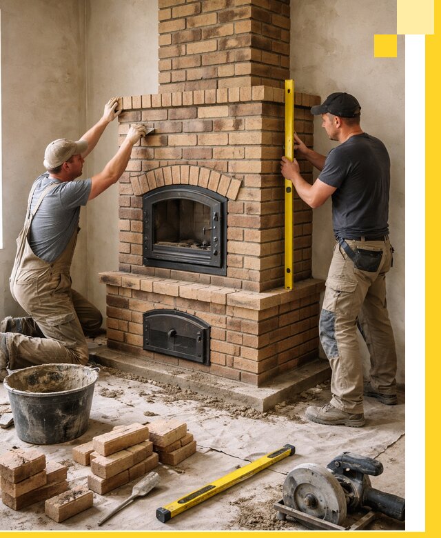 Продажа и установка печей и каминов для дома под ключ в Острогожске