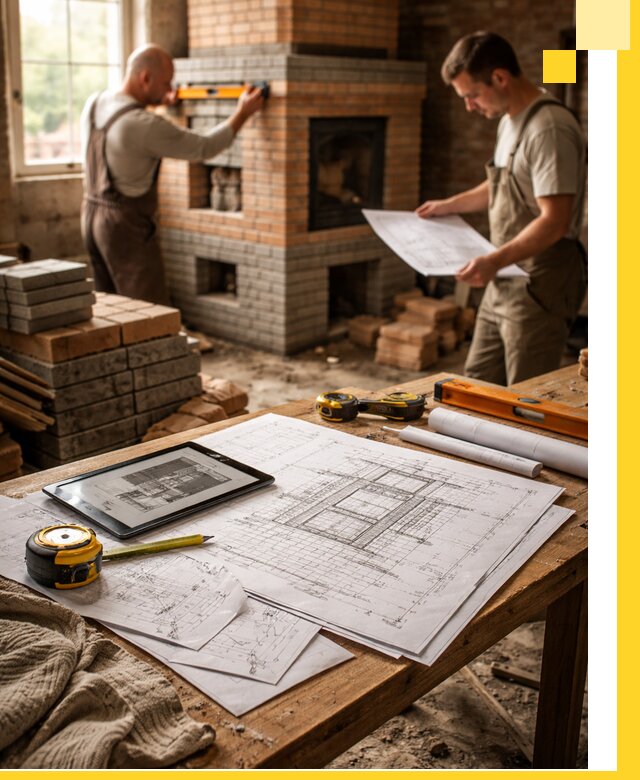 Проекты печей и каминов с индивидуальным дизайном в Острогожске