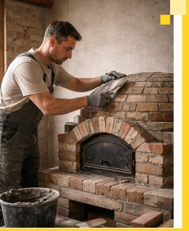 Изготовление и монтаж помпейских печей на заказ в Острогожске