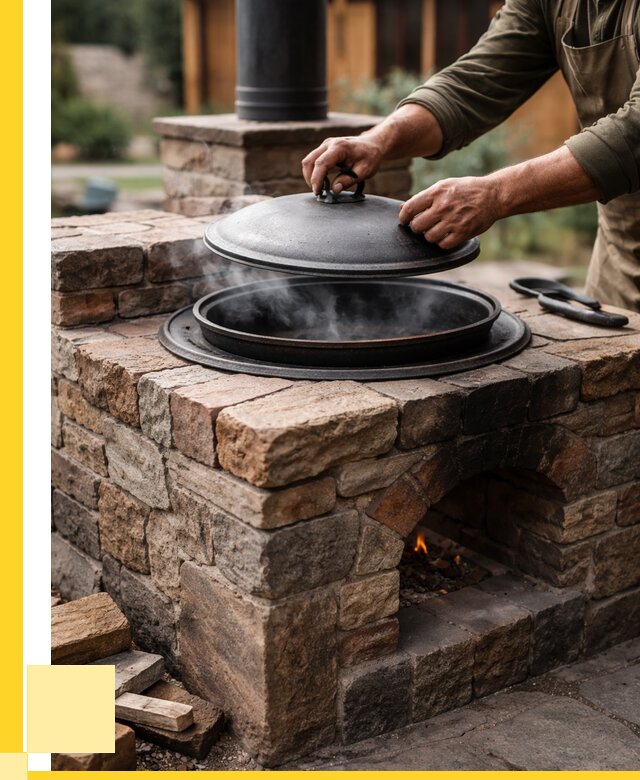 Печи для казана в Острогожске по цене от 18776 р. | ЭриданСтг