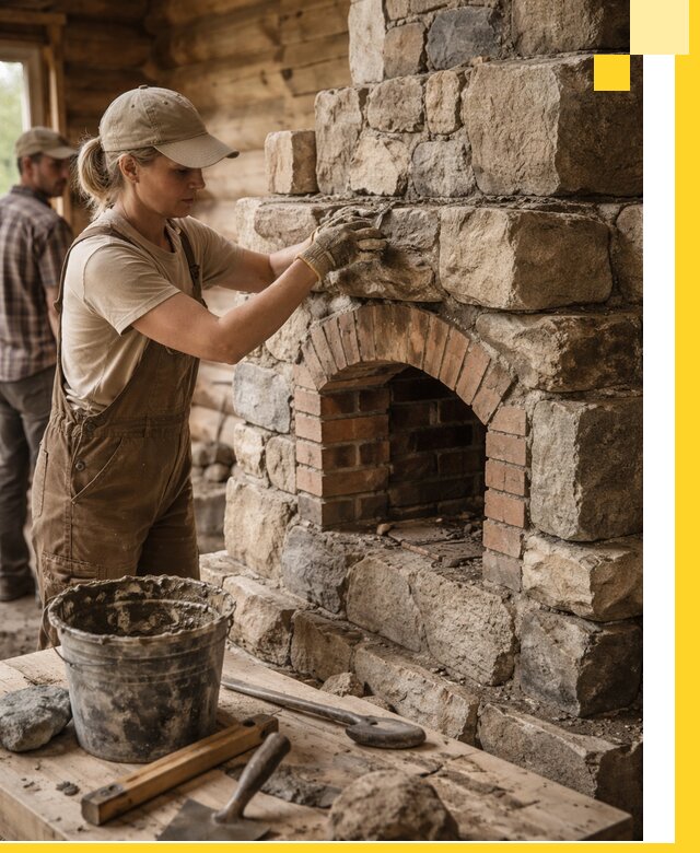 Каменные печи на заказ и монтаж в Острогожске, долговечные решения