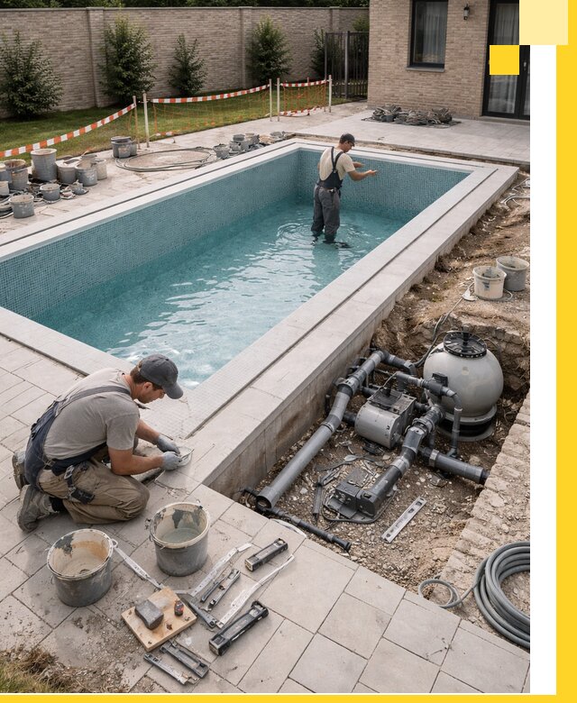 Строительство бассейнов под ключ в Острогожске: проекты и монтаж