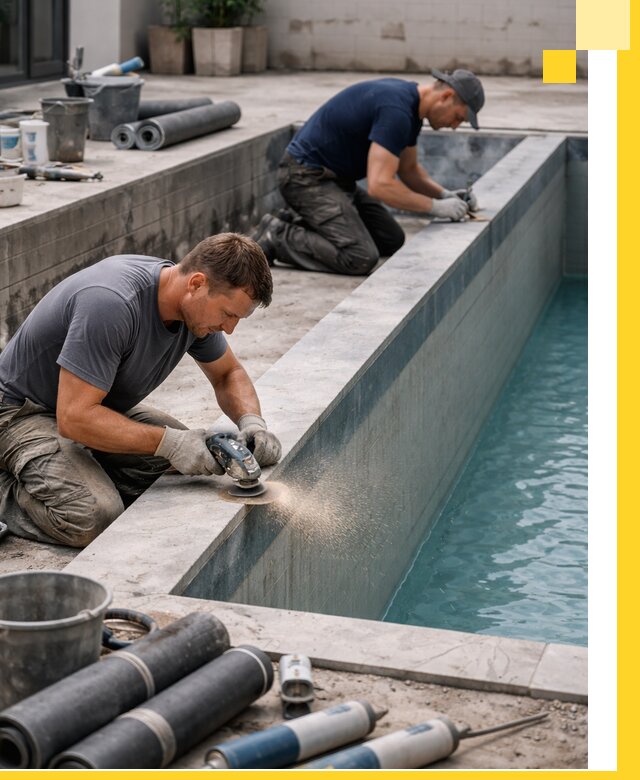 Профессиональный ремонт бассейнов под ключ в Острогожске