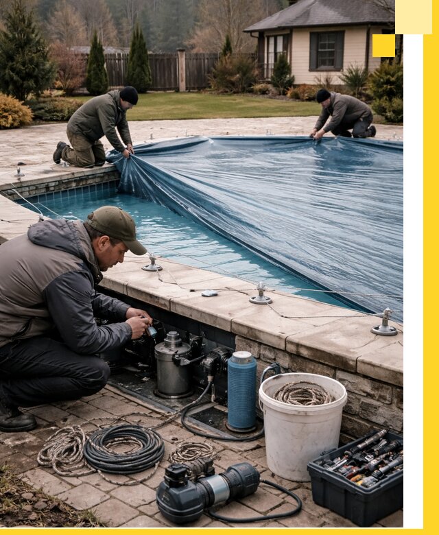 Консервация бассейнов в Острогожске: подготовка к длительному хранению