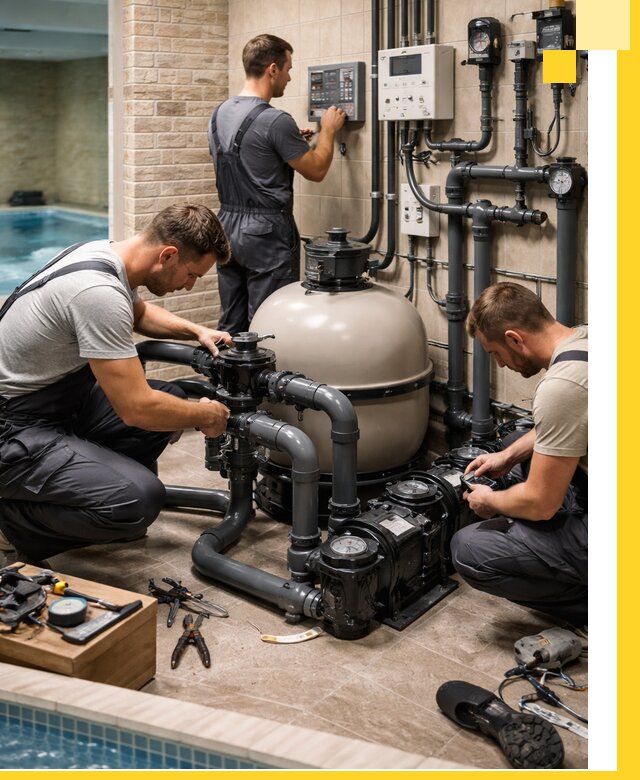 Комплексное оборудование для бассейнов под ключ в Острогожске