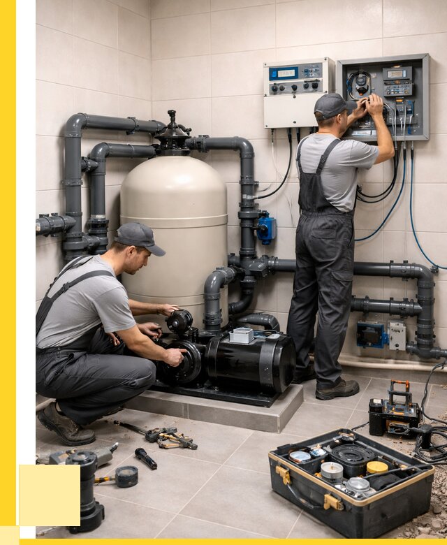 Монтаж оборудования для бассейнов в Острогожске от 41724 р. | ЭриданСтг