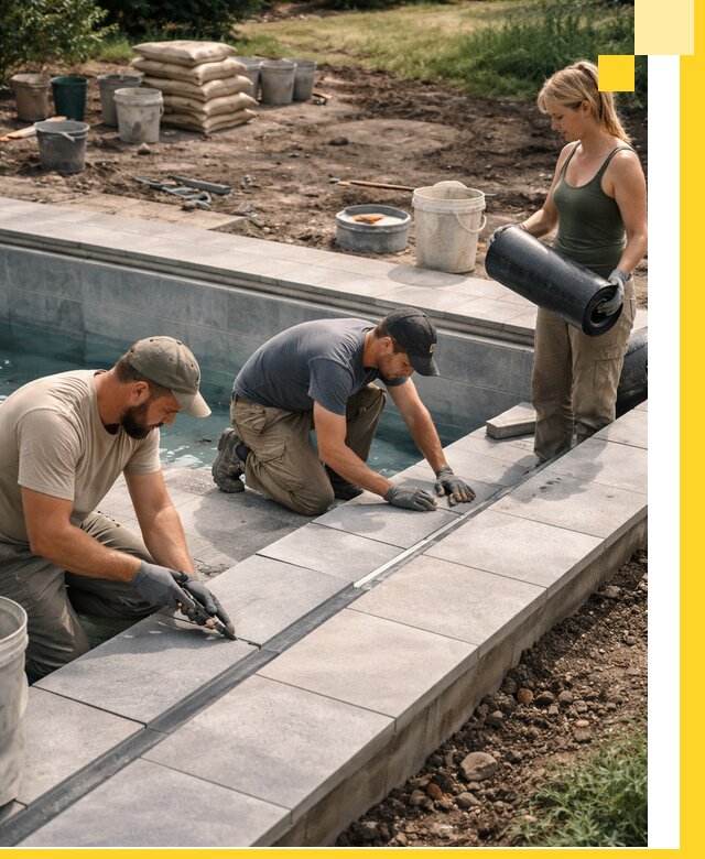 Строительство и монтаж уличных бассейнов под ключ в Острогожске