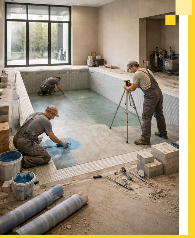 Проект и строительство закрытых бассейнов в Острогожске под ключ