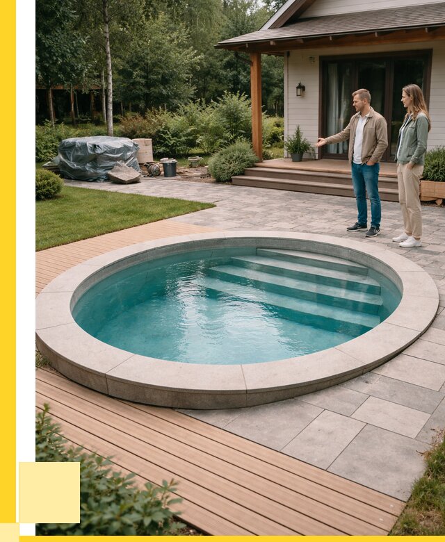 Бассейн на даче под ключ в Острогожске от 208620 р., ЭриданСтг