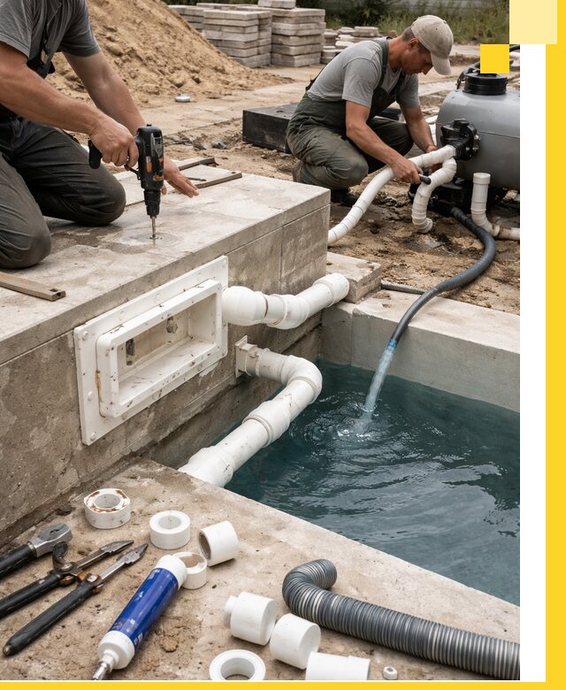 Строительство скиммерных бассейнов под ключ в Острогожске