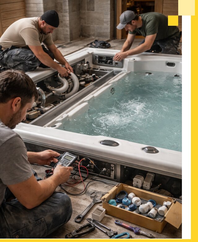 Гидромассажные бассейны под ключ в Острогожске, дизайн и монтаж