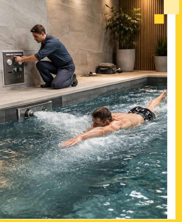 Проектирование и монтаж бассейнов с противотоком в Острогожске