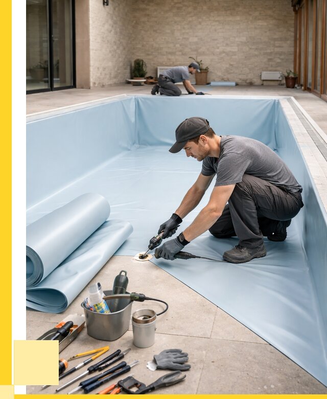 Пленка ПВХ для бассейнов в Острогожске от 2608 р. | ЭриданСтг