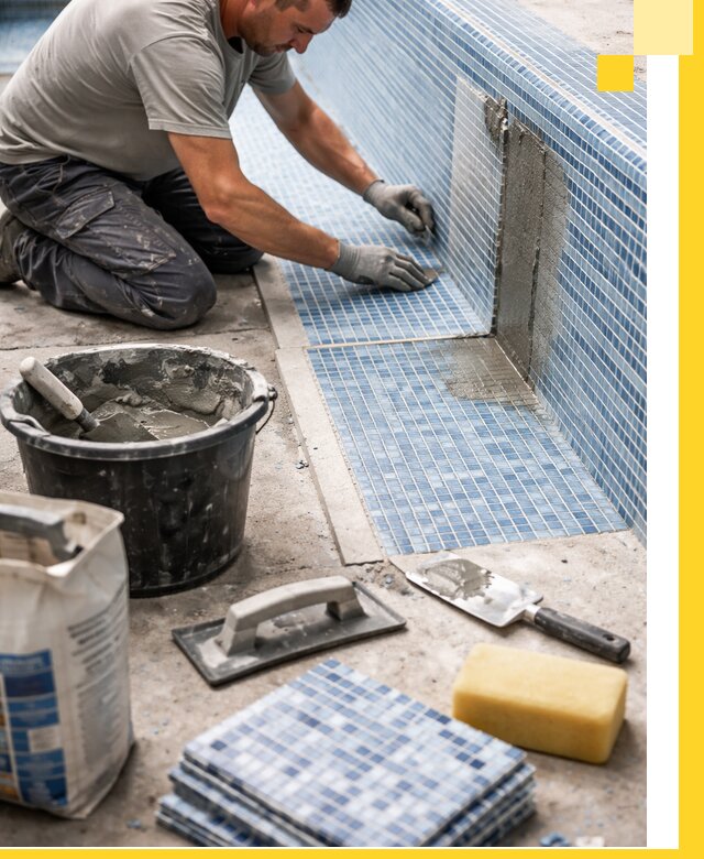 Укладка и ремонт мозаики для бассейнов под ключ в Острогожске