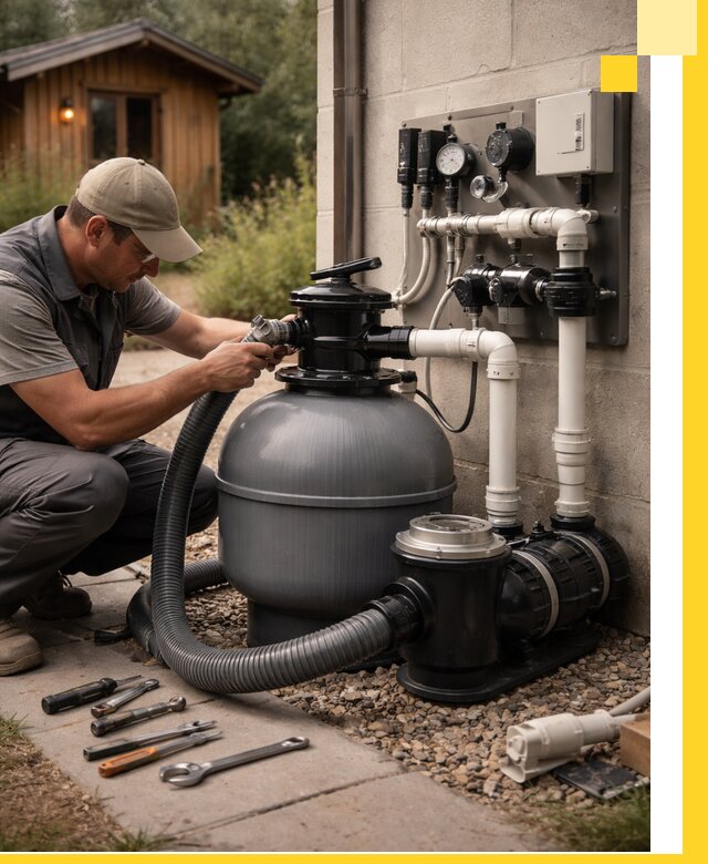 Продажа и монтаж фильтров и насосов для бассейнов в Острогожске