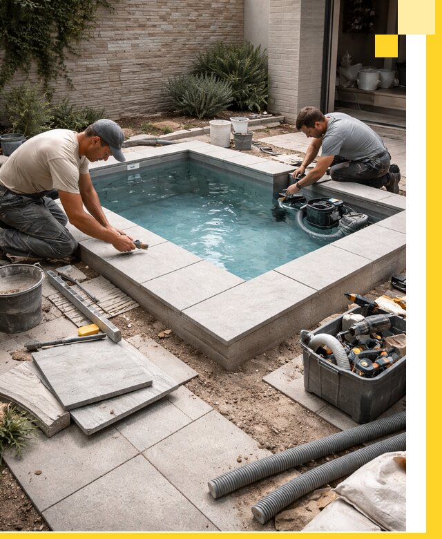 Мини бассейны под ключ в Острогожске, дизайн и установка