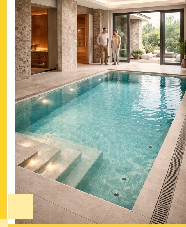 Бассейн во дворе в Острогожске: проект, отделка от 1251720 р. | ЭриданСтг