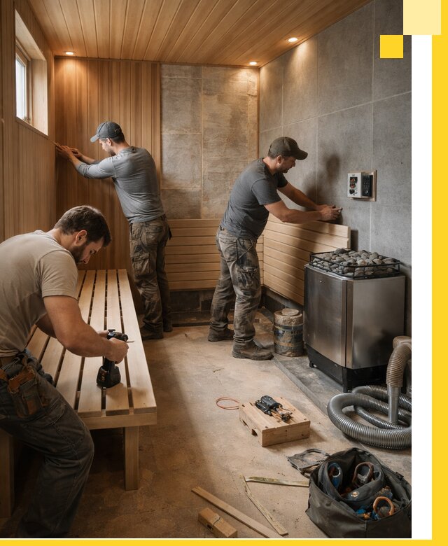 Сауны под ключ в Острогожске, проектирование, строительство, отделка