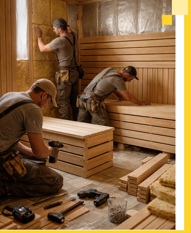 Профессиональное строительство саун под ключ в Острогожске