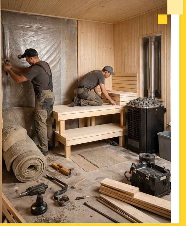 Проекты саун под ключ в Острогожске дизайн и строительство