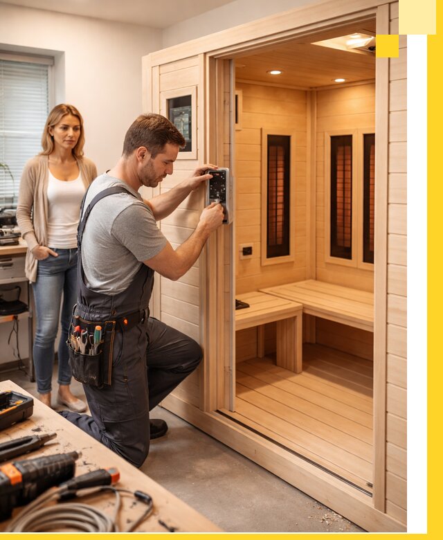 Инфракрасные сауны под ключ в Острогожске продажа и установка