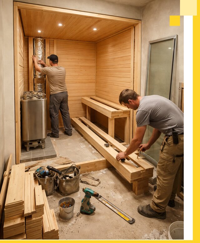 Проектирование и установка домашних саун под ключ в Острогожске