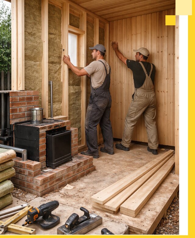 Строительство и установка дачных саун под ключ в Острогожске