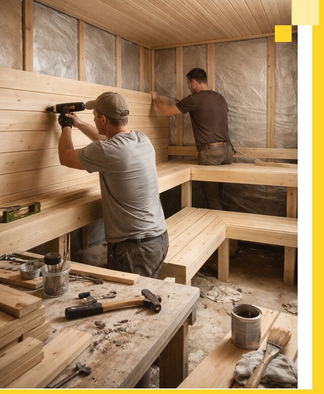 Профессиональная отделка бань и саун под ключ в Острогожске