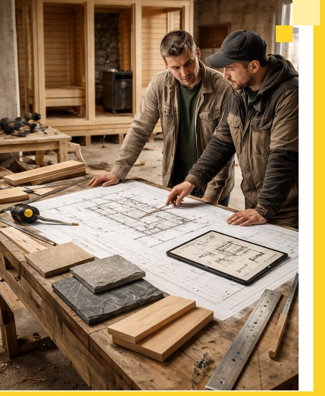 Проекты бань под ключ и планы строительства в Острогожске