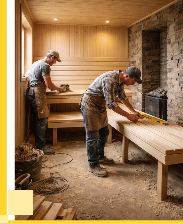 Отделка бани в Острогожске: внутренняя отделка от 3129 р. | ЭриданСтг