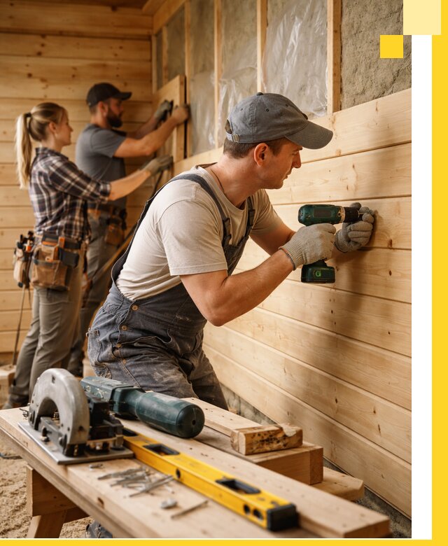 Обшивка бань под ключ в Острогожске: отделка стен и потолков