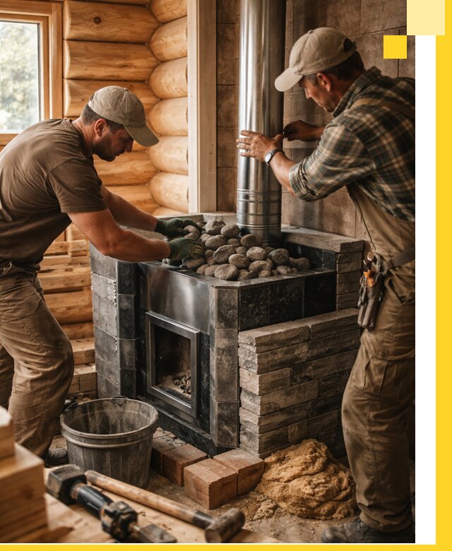 Строительство и отделка русских бань под ключ в Острогожске