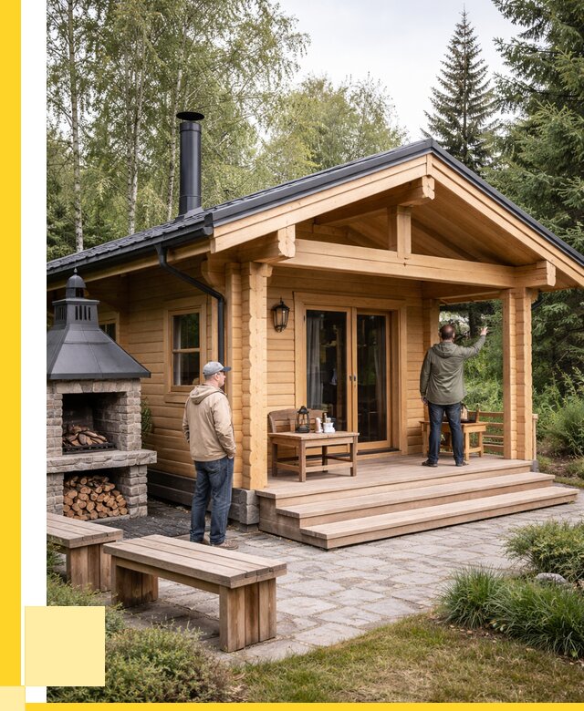 Деревянные бани под ключ в Острогожске от 469395 р. | ЭриданСтг