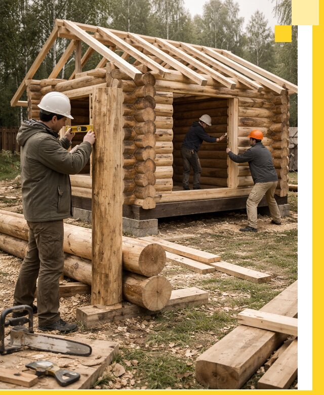 Строительство бань для дачи под ключ в Острогожске с доставкой и монтажом