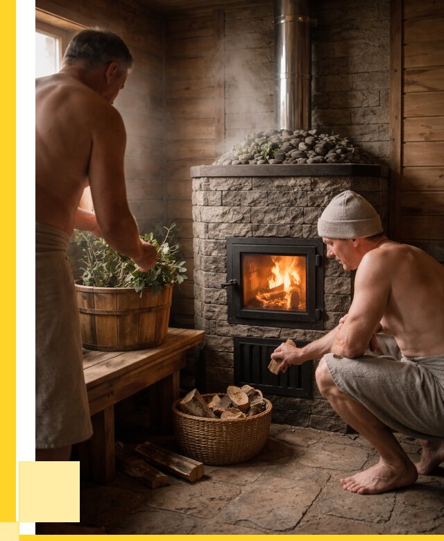 Банные печи под ключ в Острогожске от 46940 р. | ЭриданСтг кирпичная