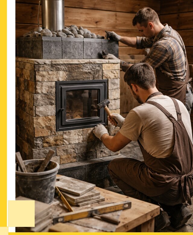 Облицовка банной печи в Острогожске от 15647 р. | ЭриданСтг