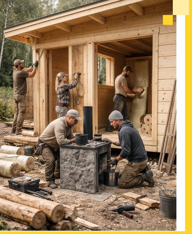 Купить баню под ключ в Острогожске строительство монтаж отделка